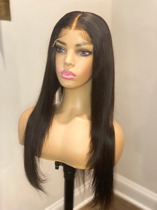 5x5 Straight closure Wig HD Lace Wig Transparent Lace Wig