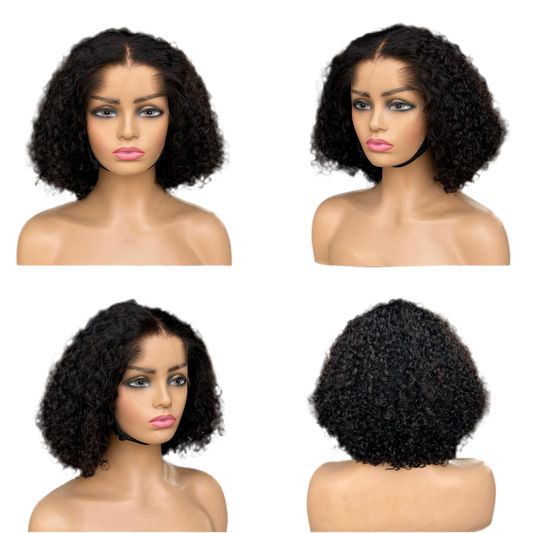 Exclusive Frontal Lace Wig water wave bob