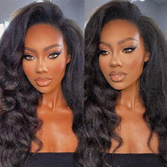 Flip Over Wig Body Wave Straight Deep Wave