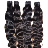 Raw Indian Hair: 4 Bundle Double Length Deal